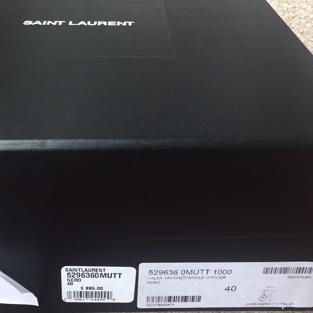 Yves Saint Laurent Cassandra Ankle strap sandals - Picture 3 of 6